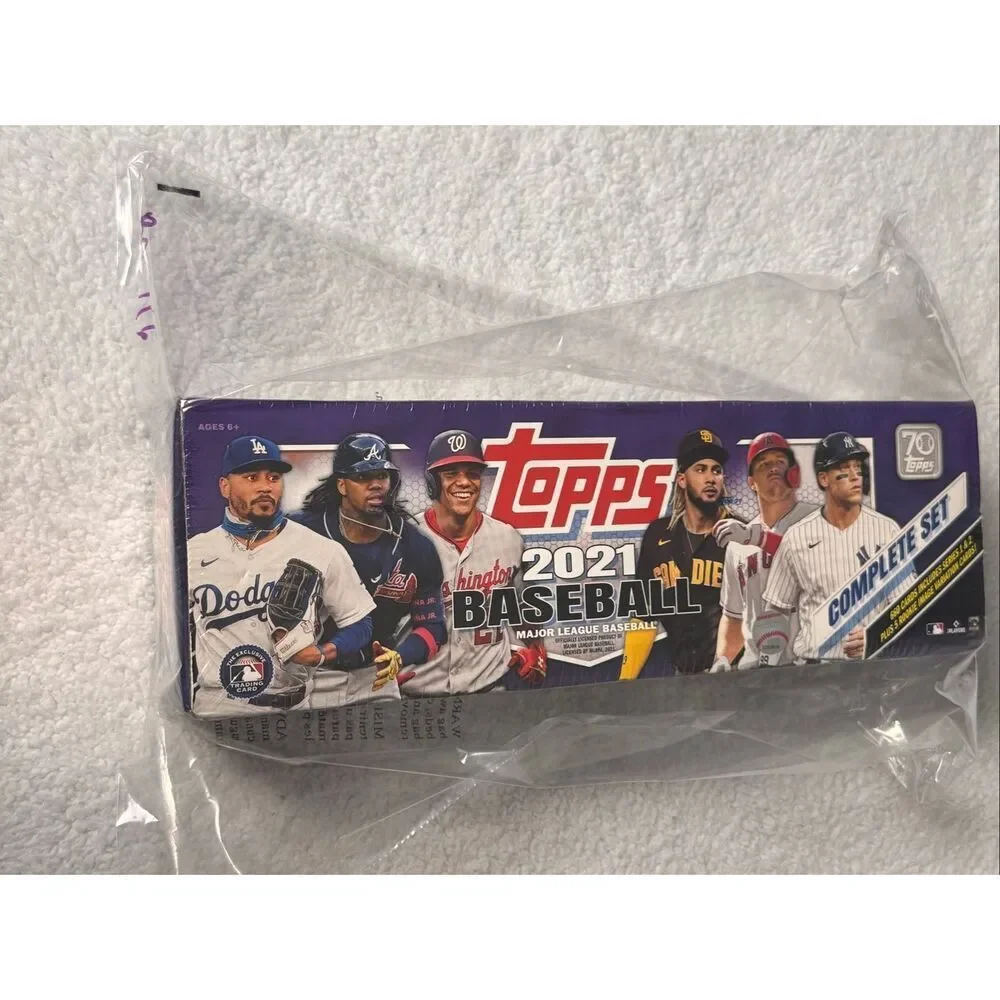 2021 TOPPS MLB COMPLETE SET FACTORY SEALED BOX 660 CARDS SERIES 1 & 2 - Picture 6 of 6